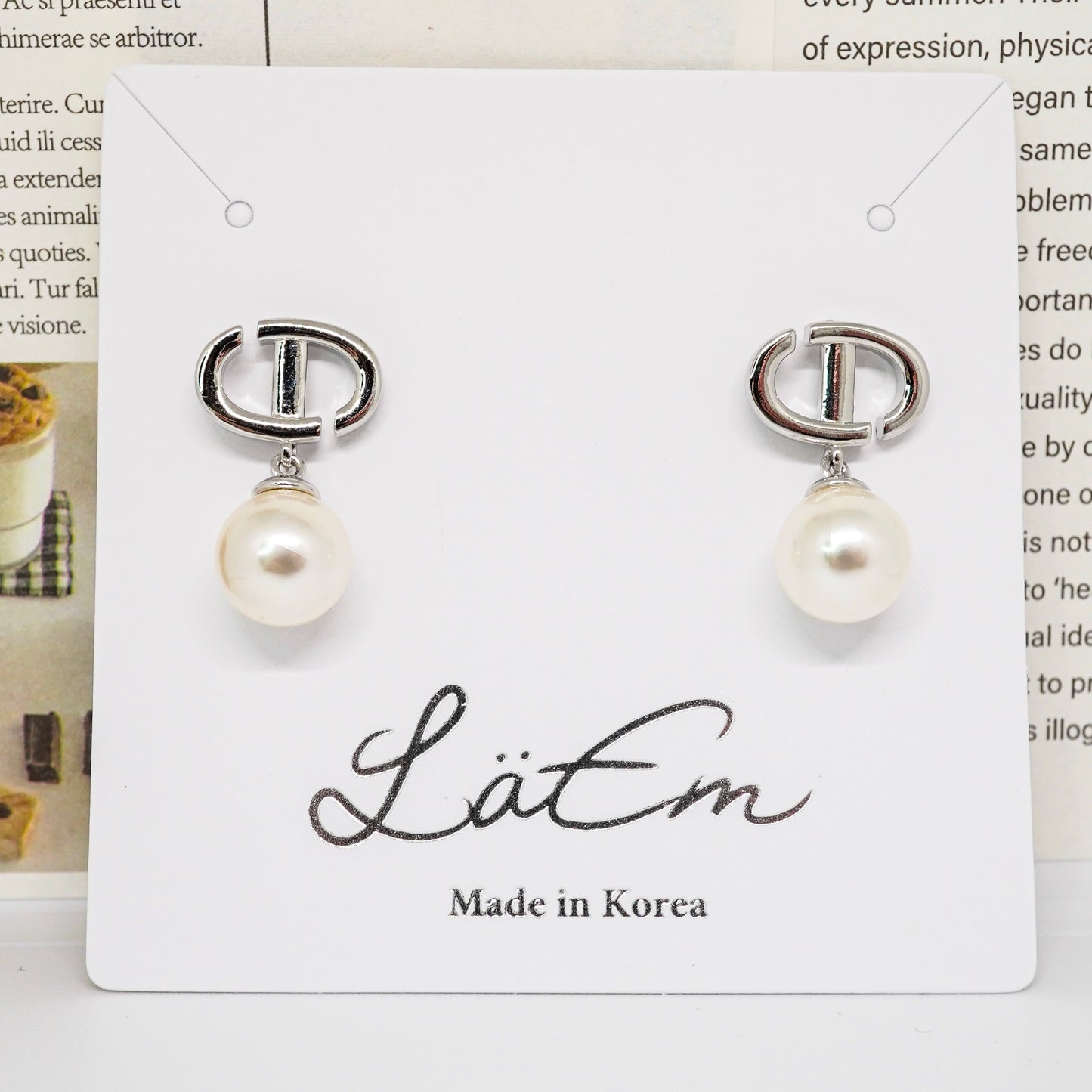Elegant Pearl Earrings