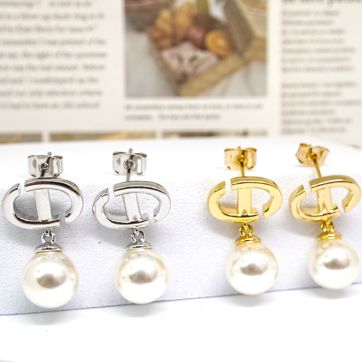 Elegant Pearl Earrings