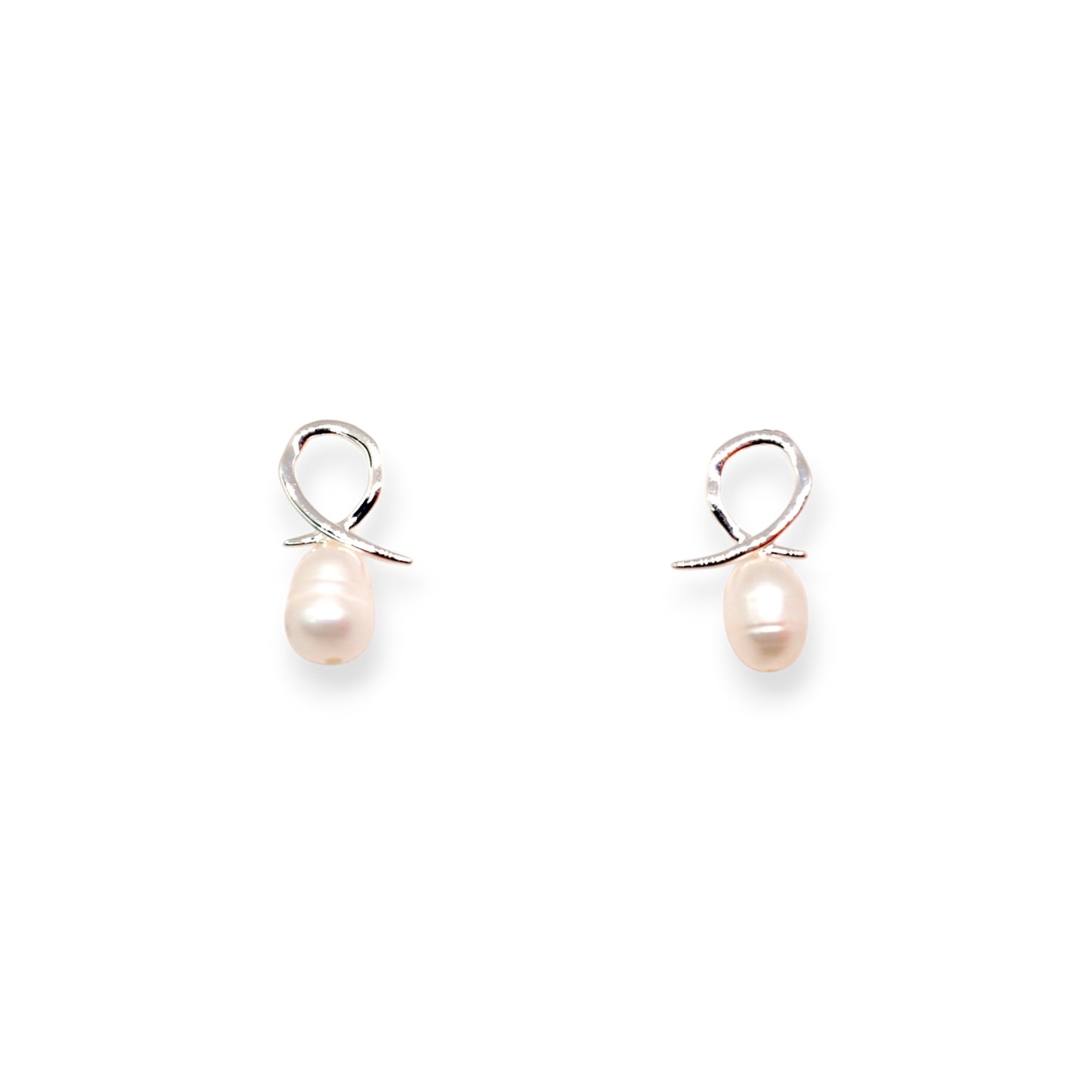 Lunar Pearl Drop Earring