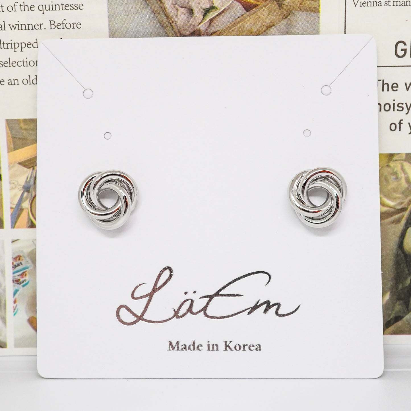 Intricate Knot Studs