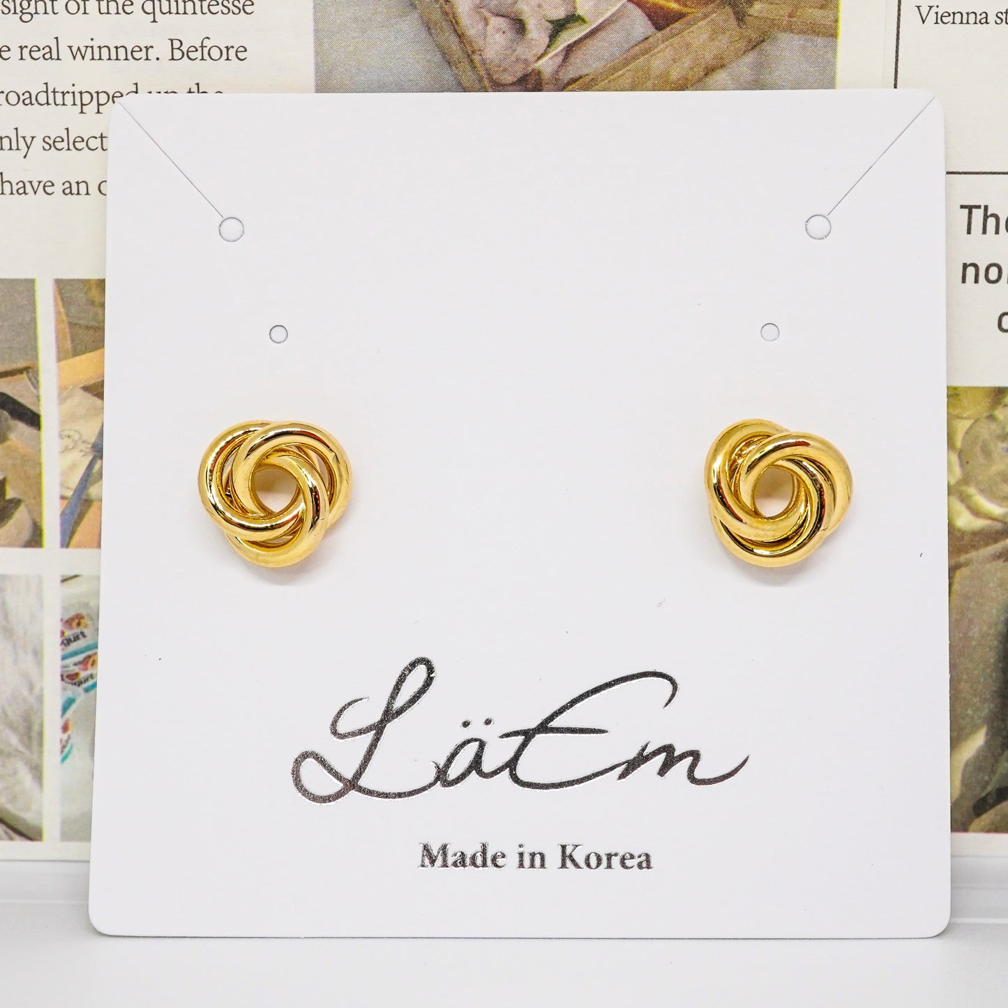 Intricate Knot Studs