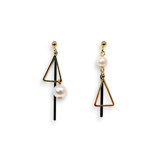 Irregular Triangle Drop Earrings